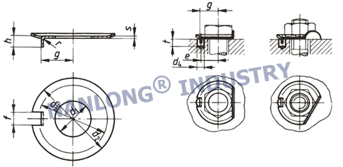 DIN 432 - External Tab Washer